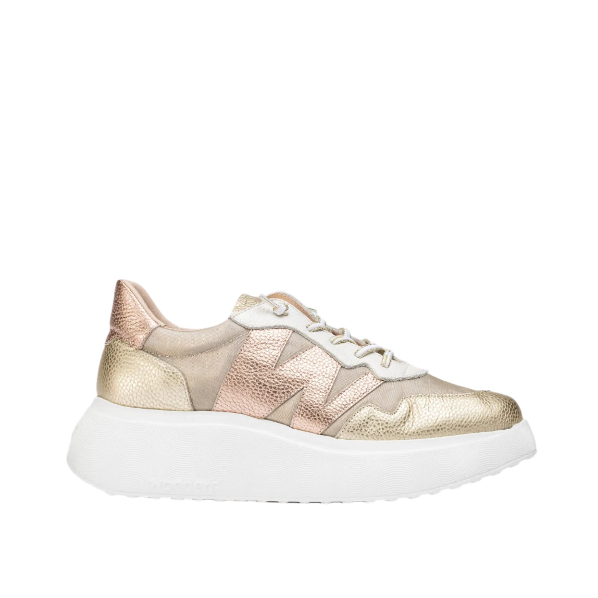 Wonders Womens Trainer A-3622 Platino/Rame