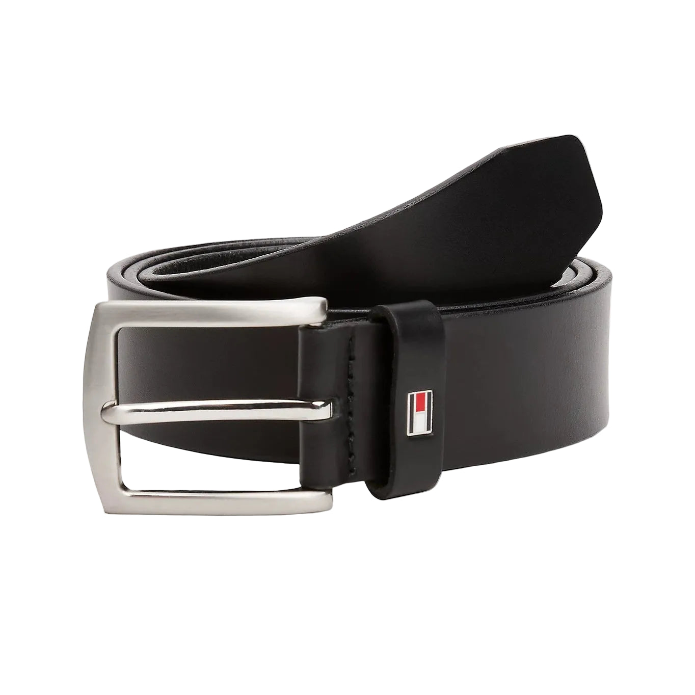 Tommy Hilfiger Mens Belt Denton Flag Keeper Midnight