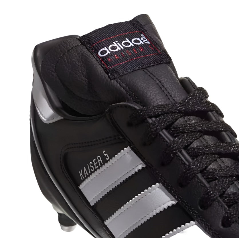 Adidas Adults Kaiser 5 Cup Football Boot Black Footwear White Red Donaghys