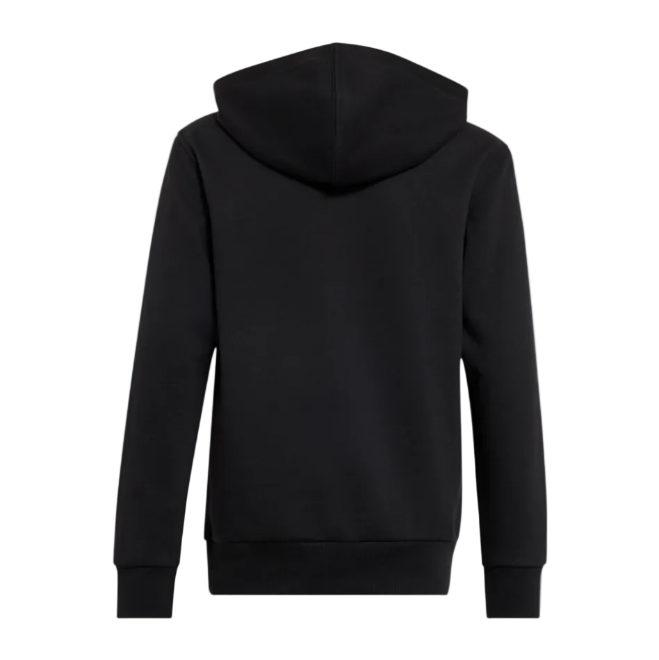 Adidas Boys Hoodie Slogan Fleece Black