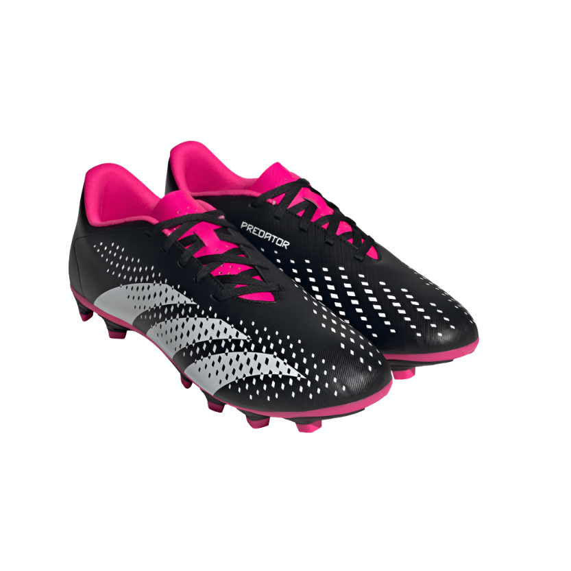 Adidas Football Boots Predator Accuracy.4 FxG Black/White/Pink - Donaghys
