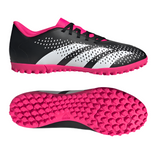 Adidas Astro Turf Boots Predator Accuracy.4 TF Core Black/Cloud White/Pink - Donaghys