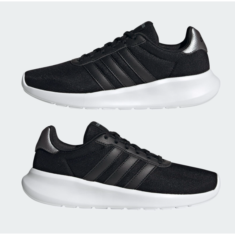 Adidas Womens Trainer Lite Racer 3.0 Black Iron Metallic Donaghys