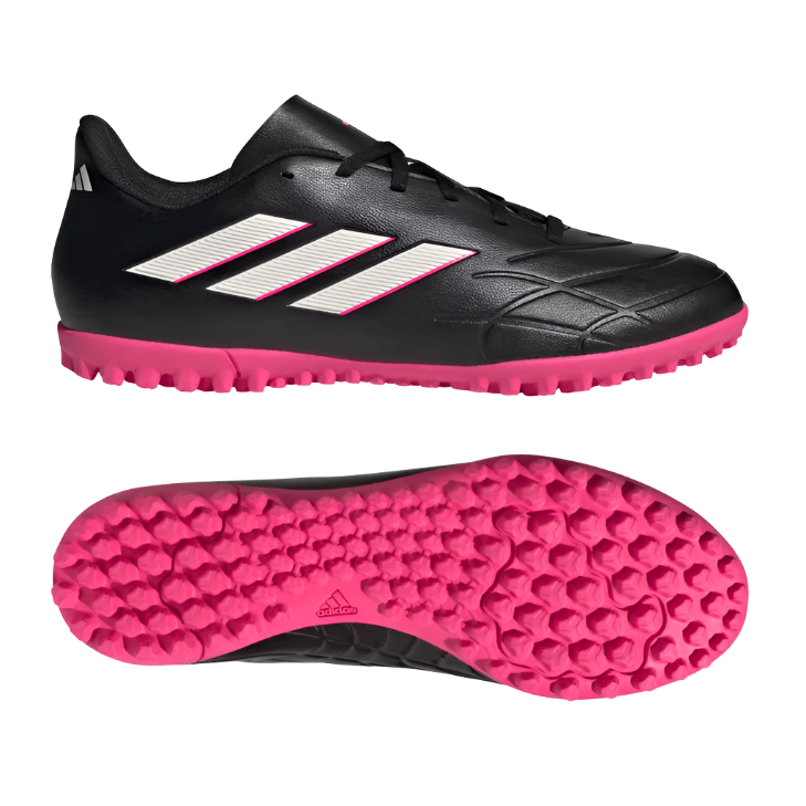 Adidas Astro Turf Boots Copa Pure.4 TF Core Black White Pink Donaghys