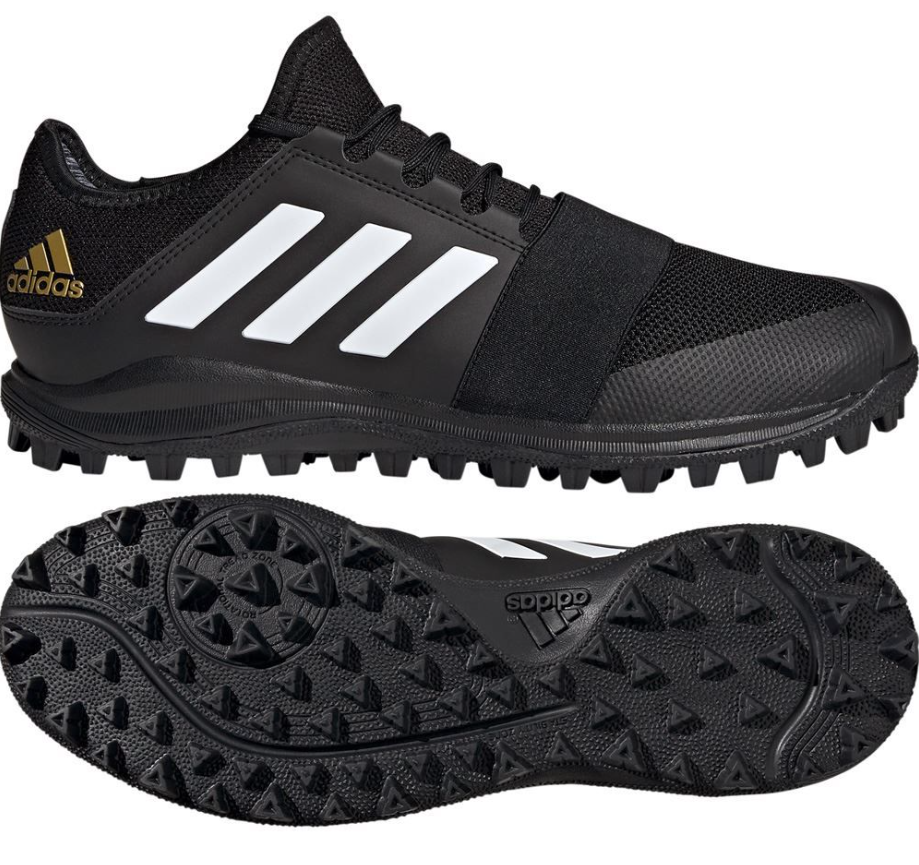 Adidas Mens Hockey Shoe Hockey Divox 1.9S Black White Donaghys