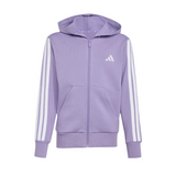 Adidas Junior Girls Hoodie Essentials Maglil/White