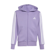 Adidas Junior Girls Hoodie Essentials Maglil/White