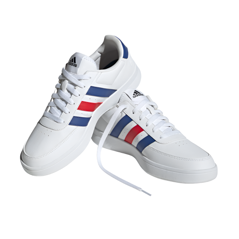 Adidas Mens Sneaker Breaknet 2.0 White Blue Red Donaghys