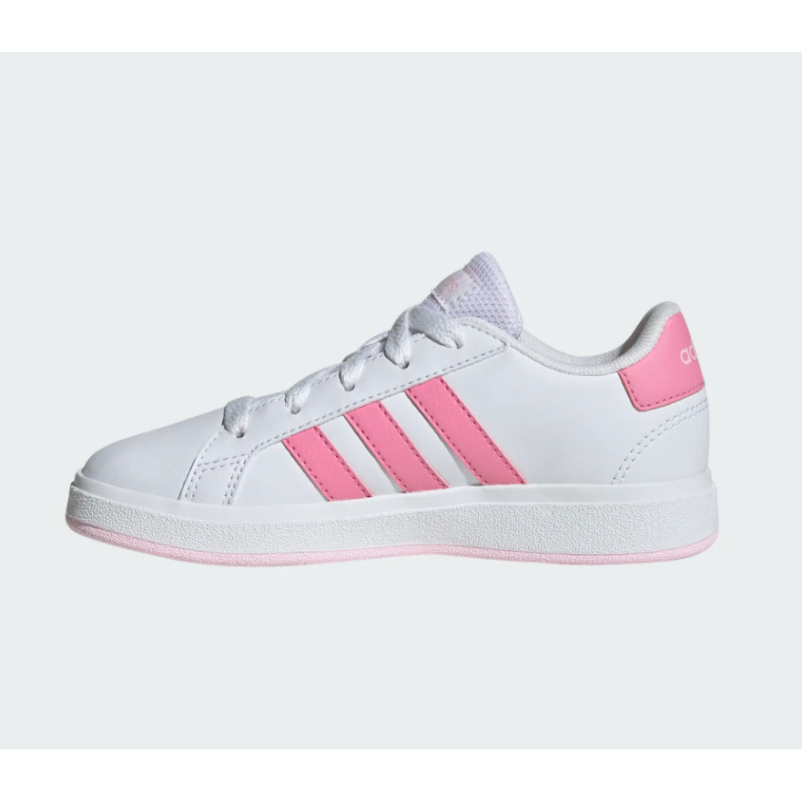 Adidas grand court k pink clearance