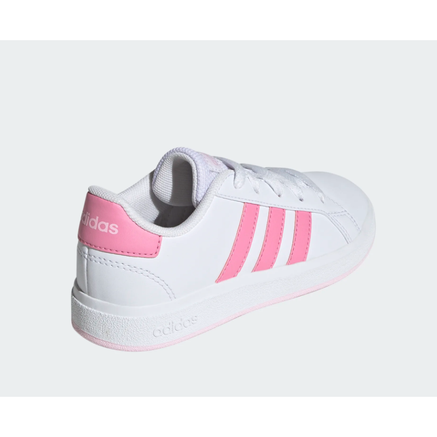 Adidas Girls Trainer Grand Court 2.0K White Pink Donaghys