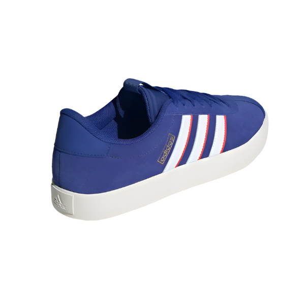 Adidas Mens Sneaker VL Court 3.0 Semi Lucid Blue Cloud White Bright Red