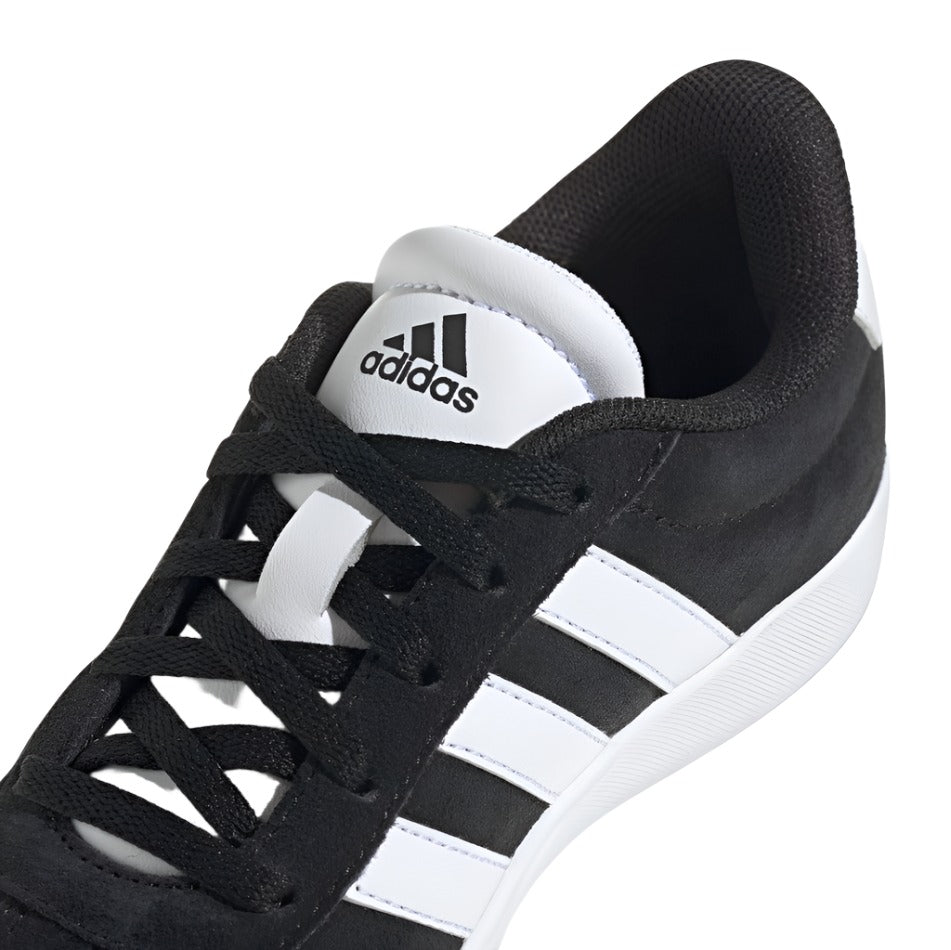 Adidas Unisex Kids VL Court 3.0 Trainer Black White Donaghys