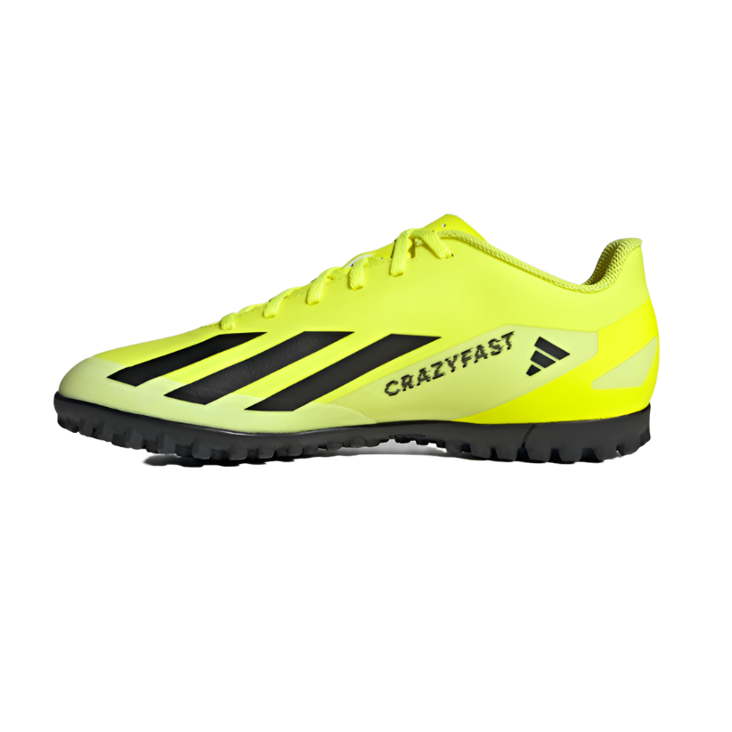 Adidas Adults Astro Turf X Crazyfast Club TF Team Solar Yellow/Core Black/Cloud White