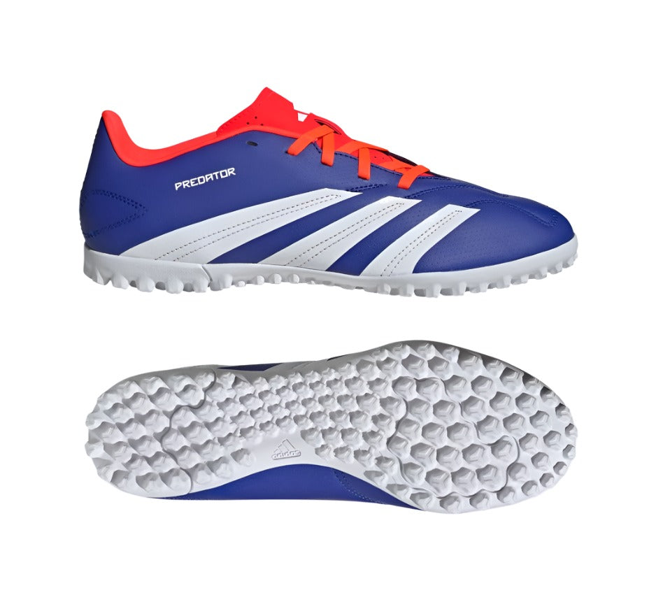 Adidas Junior Astro Turf Football Boots Predator TF Blue/White