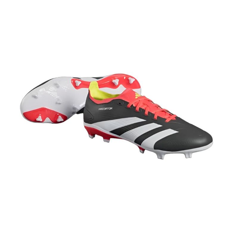 Adidas Mens Football Boots Predator League FG Core Black/Cloud White/Solar Red
