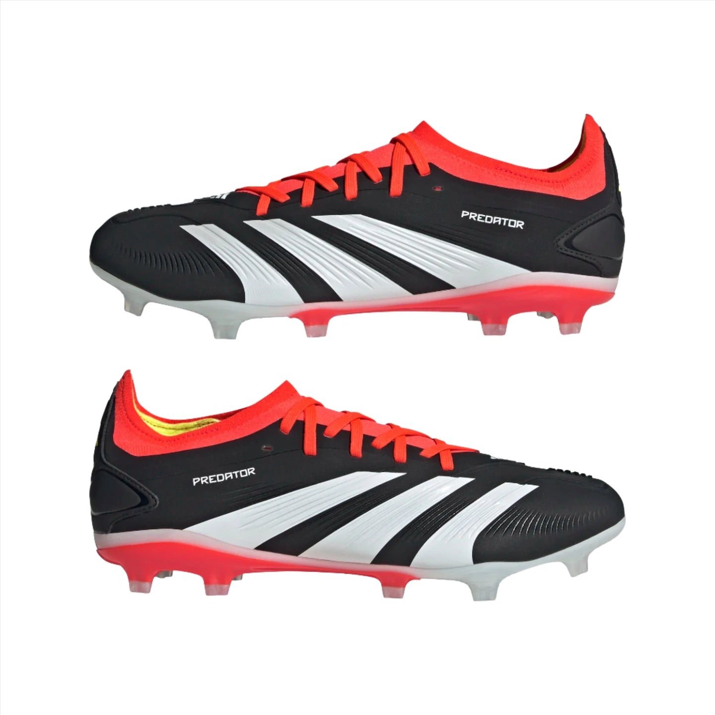 Adidas Adults Football Boots Predator Pro FG Black/White/Solar Red