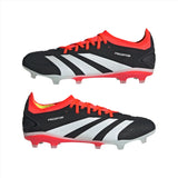 Adidas Adults Football Boots Predator Pro FG Black/White/Solar Red