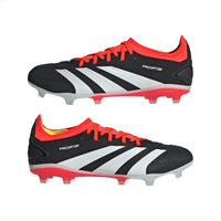 Adidas Adults Football Boots Predator Pro FG Black/White/Solar Red