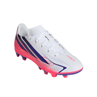 Adidas Junior F50 Hyperfast Club FG/MG Cloud White/Solar Purple/Solar Turbo