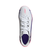Adidas Junior F50 Hyperfast Club FG/MG Cloud White/Solar Purple/Solar Turbo