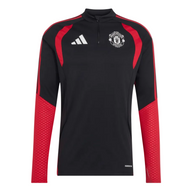 Adidas Junior 1/4 Zip Top Manchester United 26/27 Tiro Training Black