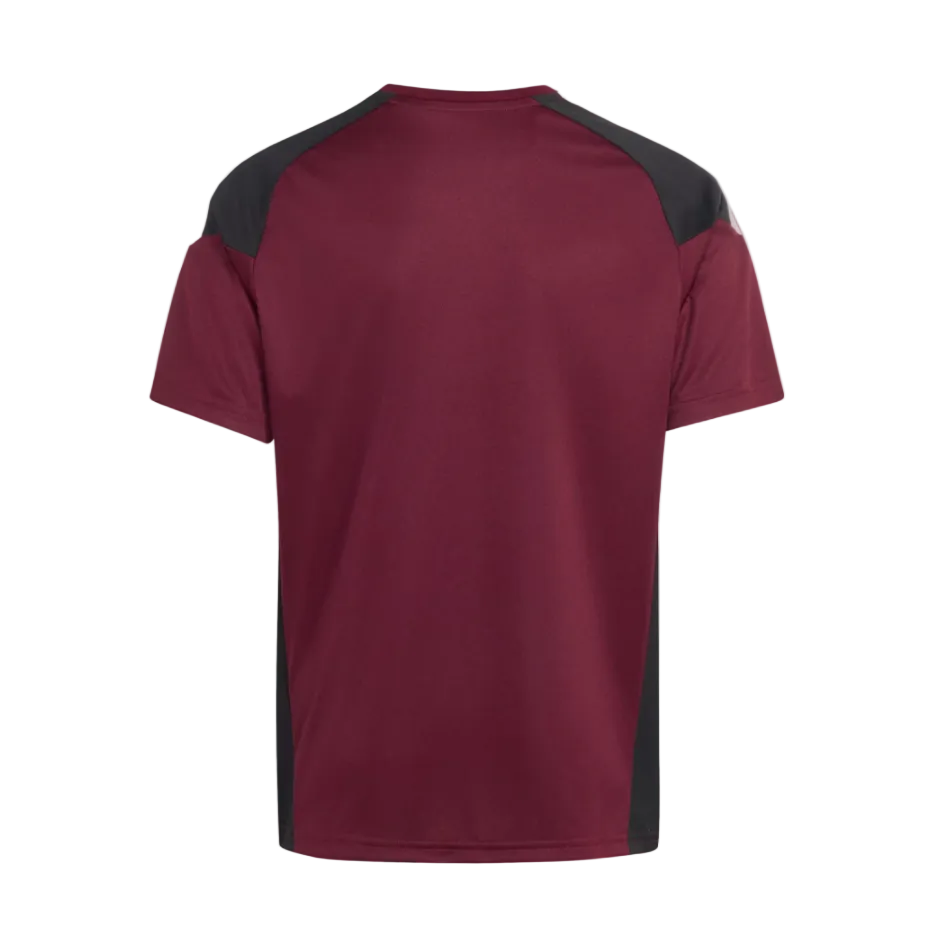 Adidas kids' maroon All Blacks rugby t-shirt