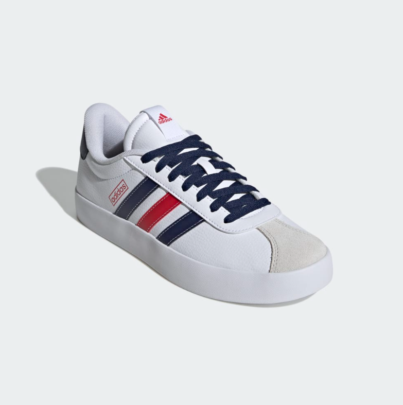 Adidas Men Trainer VL Court 3.0 White Red Navy Donaghys