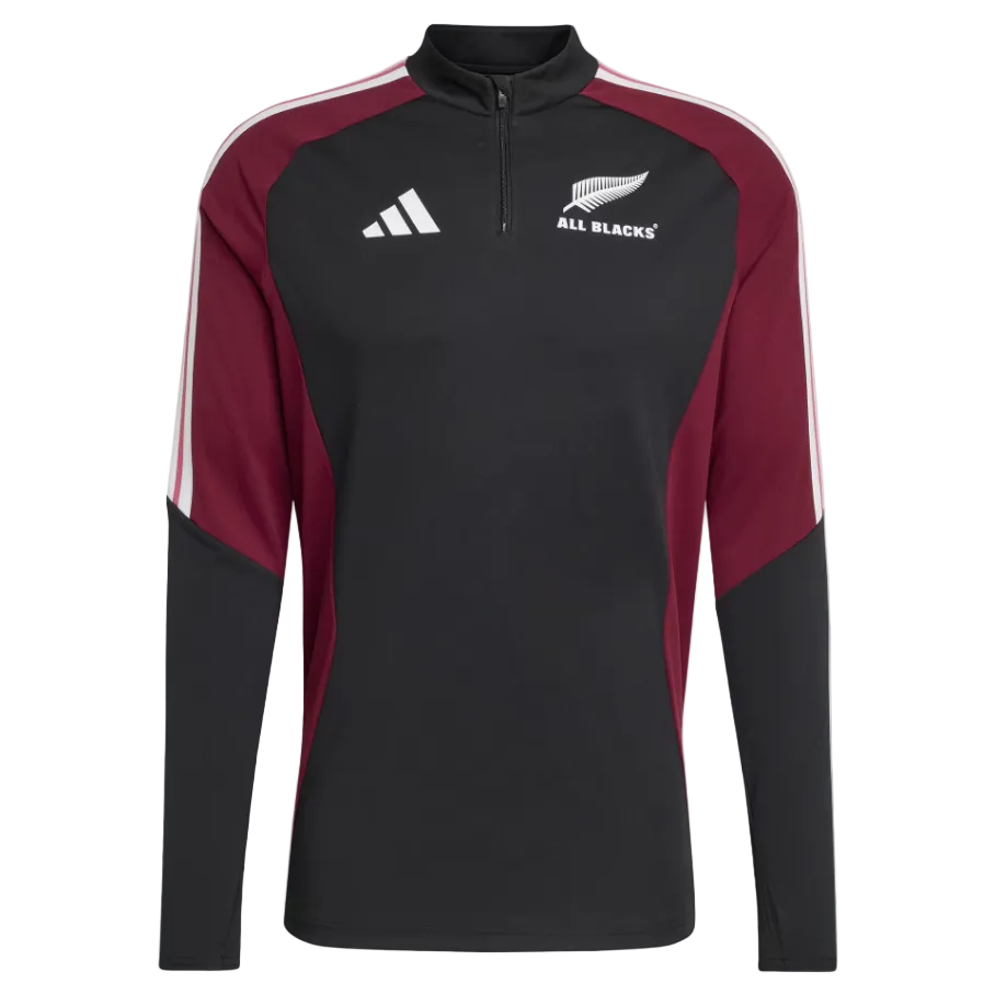 Adidas Mens Top All Blacks Training Black/Maroon