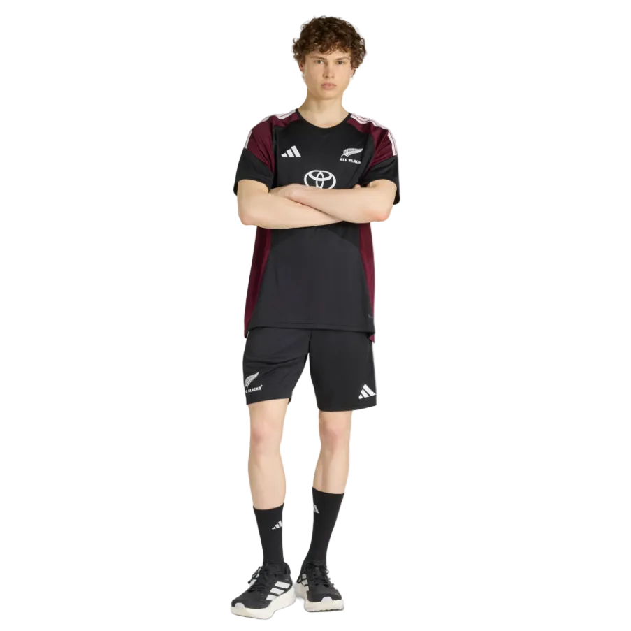 Adidas men's black All Blacks gym shorts
