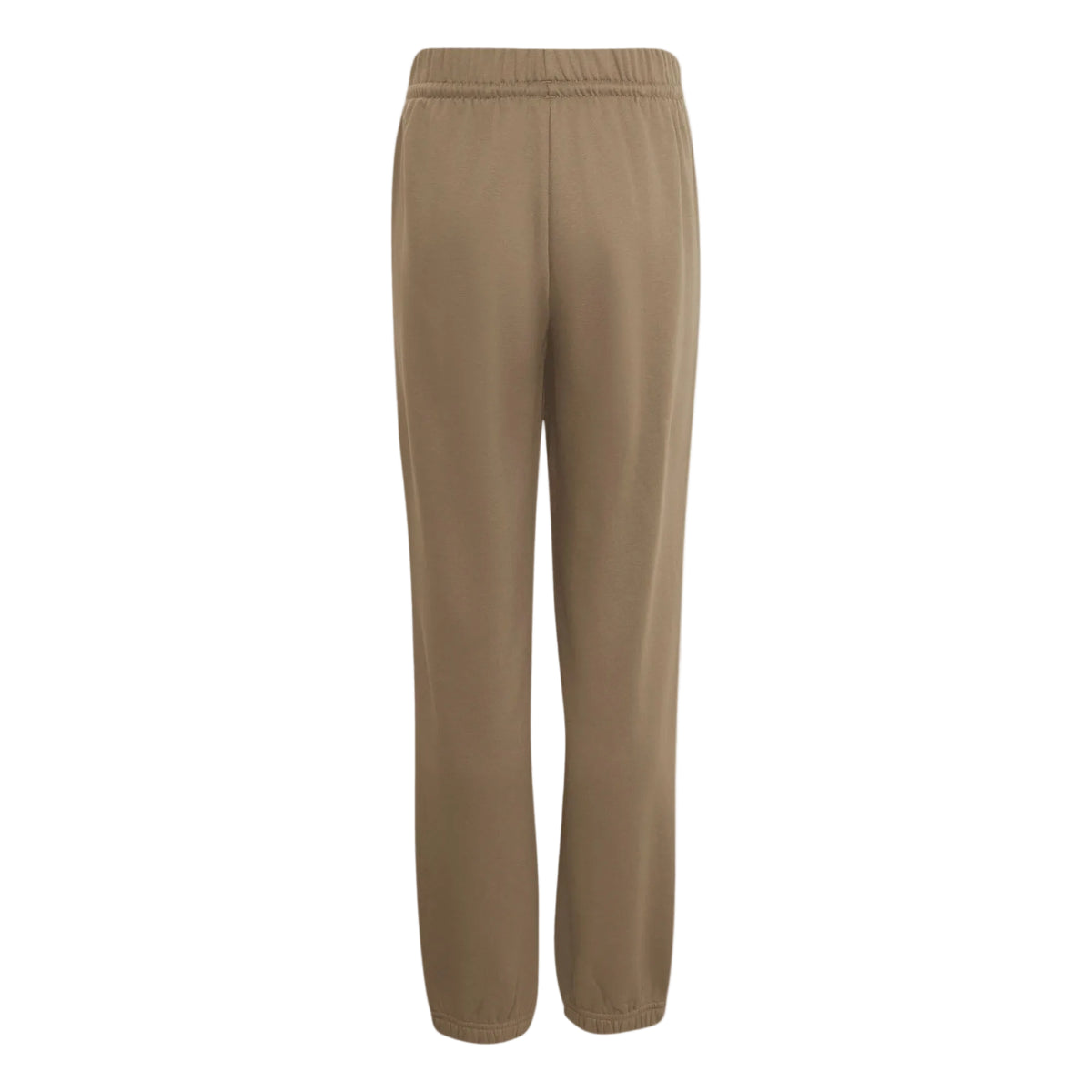 Adidas boys' khaki and white slogan fleece joggers