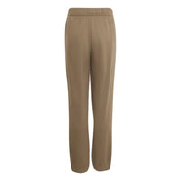 Adidas boys' khaki and white slogan fleece joggers