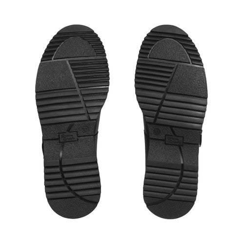 Angry Angels Embrace girls' black school shoe