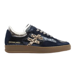 Another Trend women's blue leather trainer
