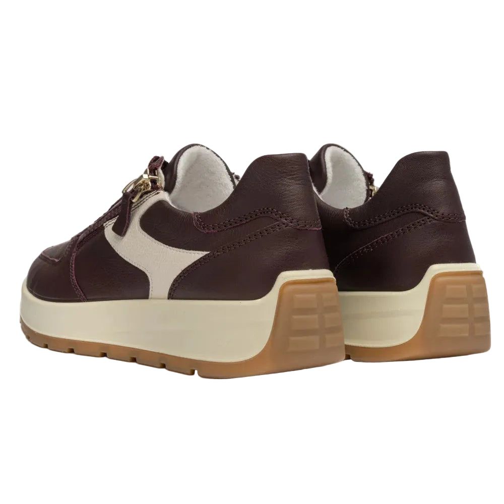 Ara Womens Trainer 12-25112 Merlot/Cream