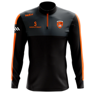 McKeever Adults Armagh Bespoke Core 1/4 Zip Black