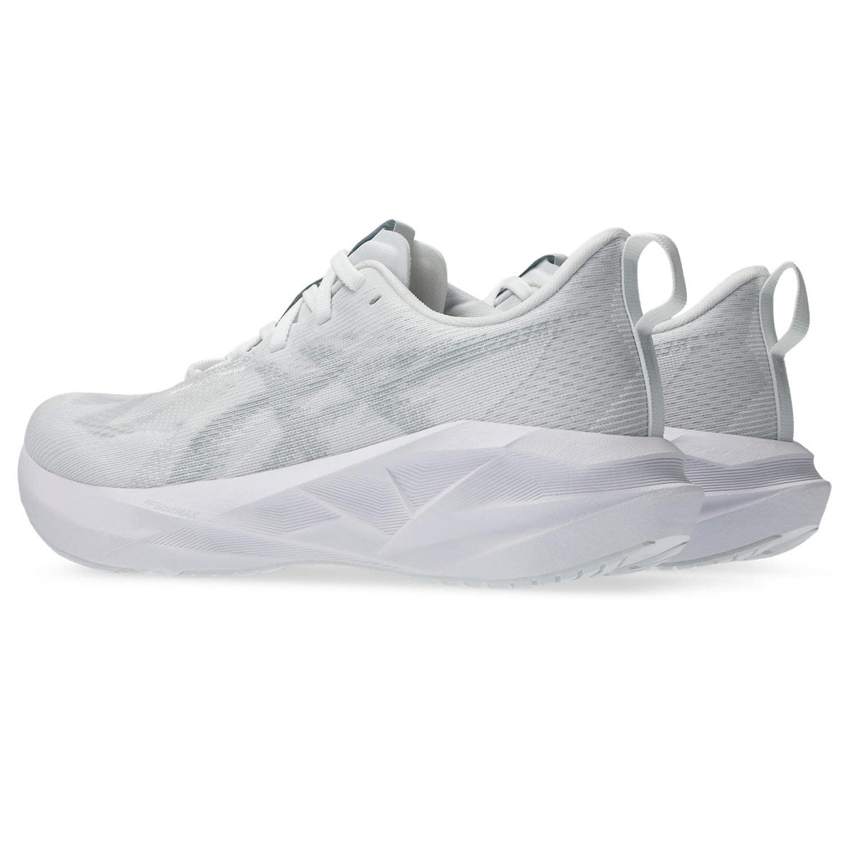 Asics Womens Trainer Novablast 5 White/Piedmont Grey