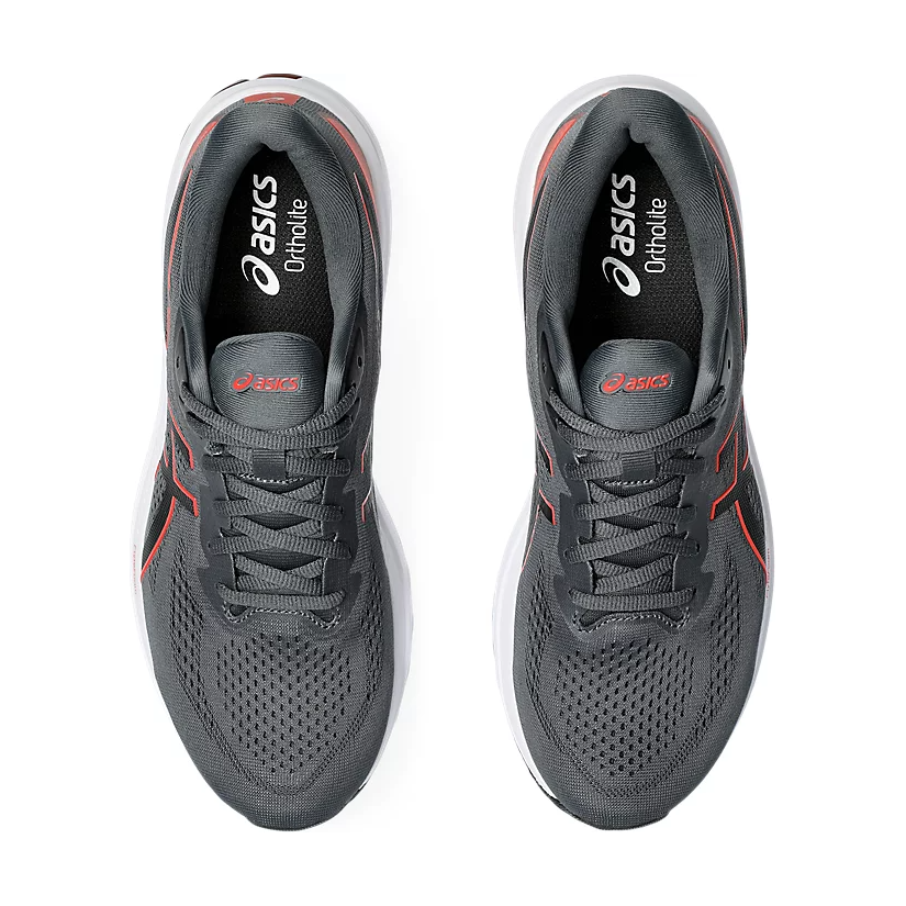 Asics Mens Trainer GT 1000 12 Carrier Grey True Red