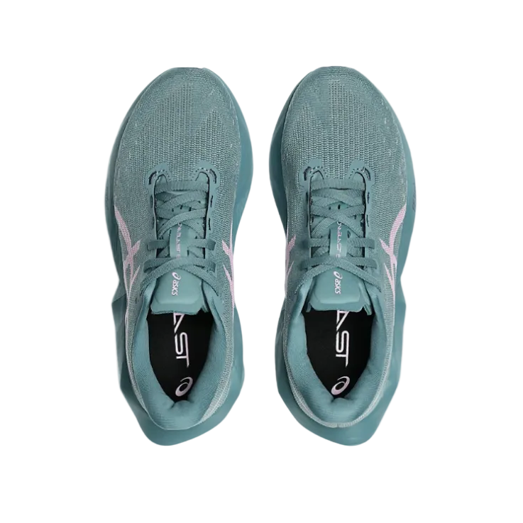 Asics Womens Trainer Novablast 6 Foggy Teal/Hazy Lilac