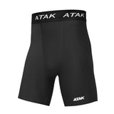 Atak men's black compression shorts