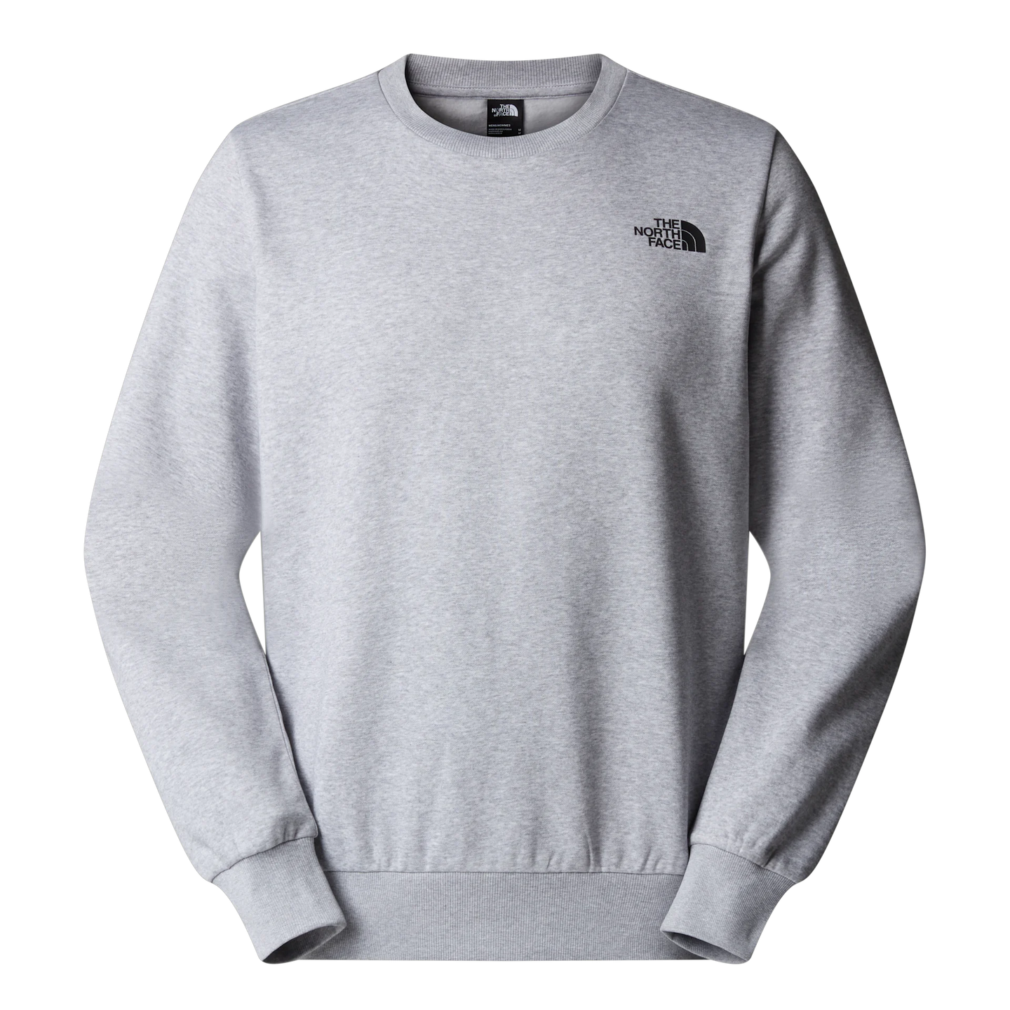North Face Mens Crew Sweatshirt Light Grey Heather