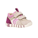 Geox Girls Trainer Iupidoo Baby Beige/Dark Pink