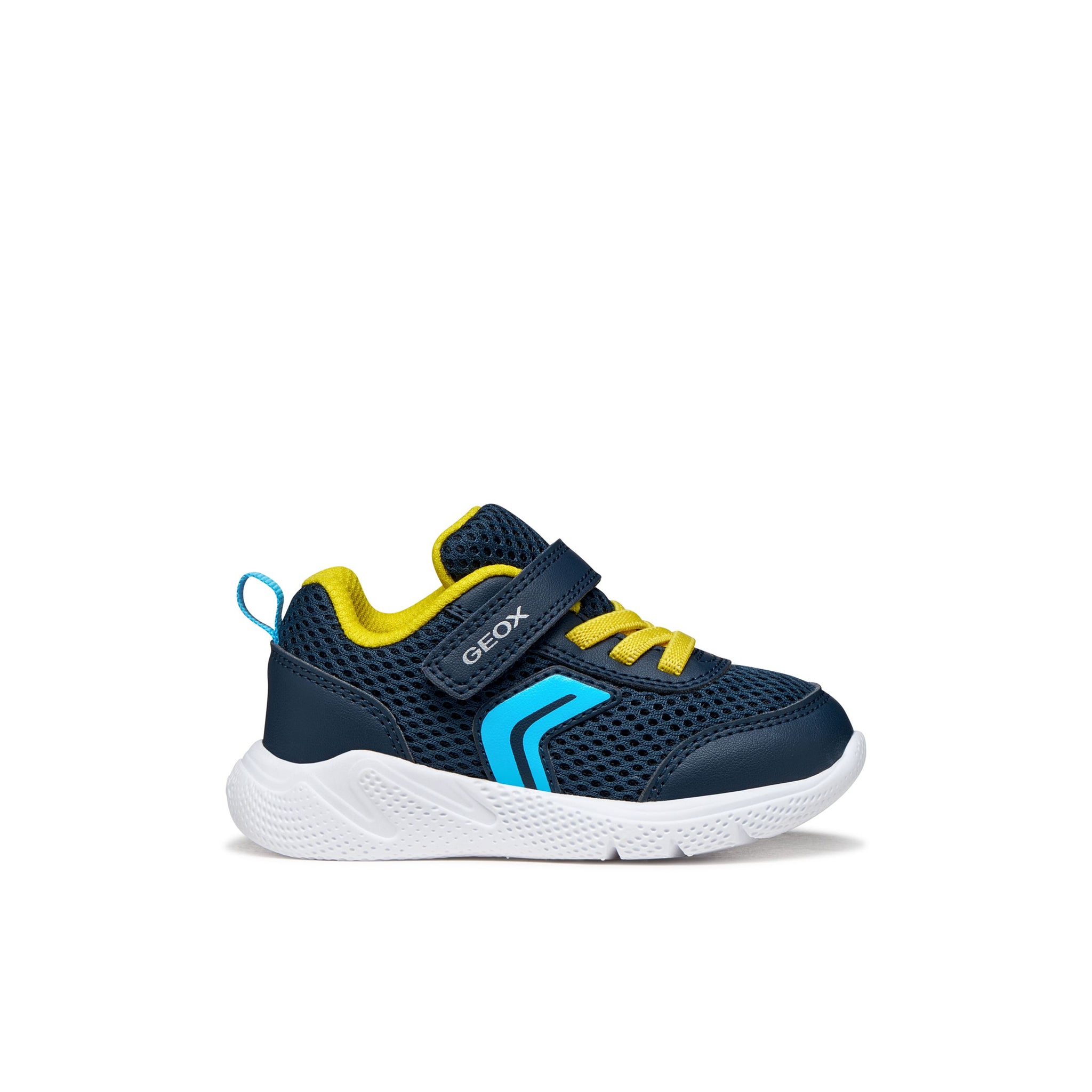 Geox Boys J Sprintye Trainer Navy/Yellow