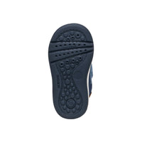 Geox boys' leather shoe with touch-fastening strap