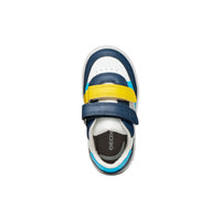 Geox Boys B Eclyper Shoe Light Navy/ White