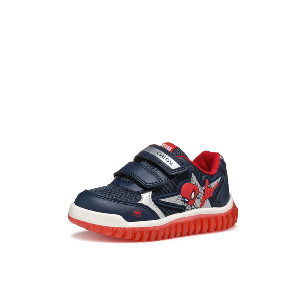 Scarpe Da Ginnastica Geox B Lightyloo Boy B - Per Bambini E Ragazzi, Blu Navy, Suola In Gomma - Foto 6