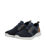 Rieker men's navy mesh trainer