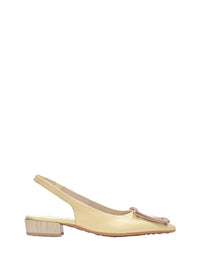 Hispanitas women's yellow leather shoe