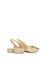 Hispanitas women's yellow leather shoe