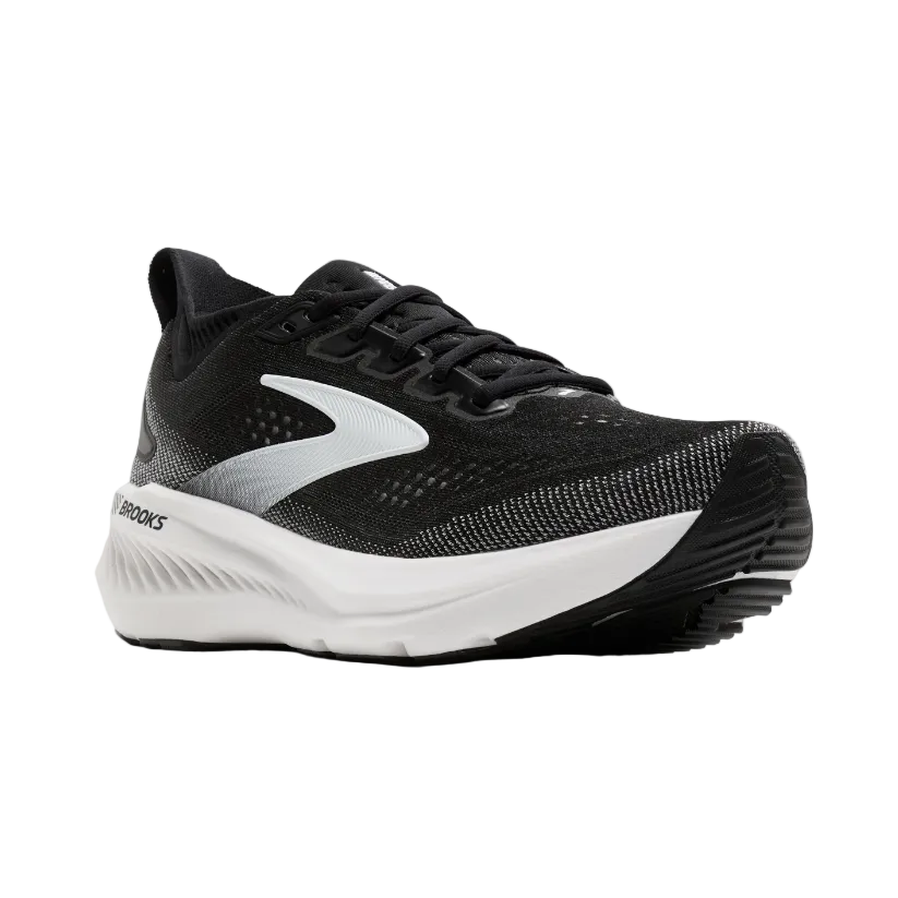 Brooks Mens Trainer Glycerin GTS 23 Wide Black/Grey/White