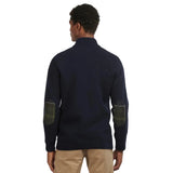 Barbour Holden men's navy half-zip knitted jumper
